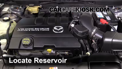 2010 Mazda 6 S 3.7L V6 Windshield Washer Fluid Add Fluid